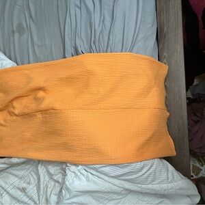 Vibrant Orange Skirt